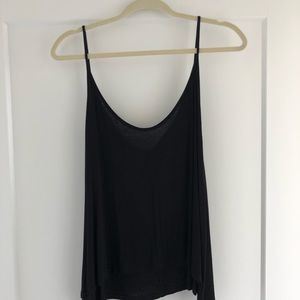 Forever 21 Black Flowy Tank